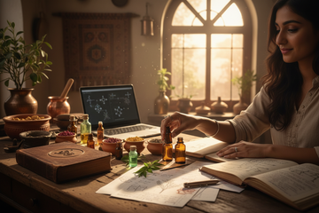 How it began - Indian aesthetic